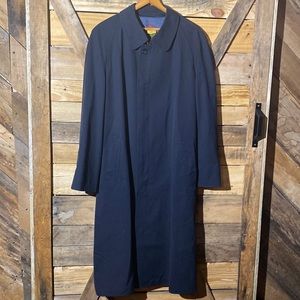 Hart Schaffner Marx 100% New Pure Wool Trench Coat Size 42R